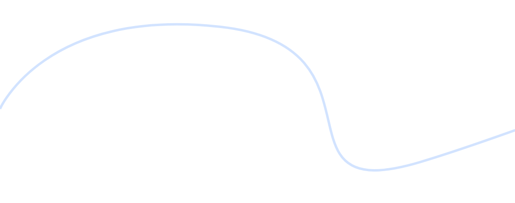 a curved blue line on a black background.